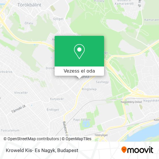 Kroweld Kis- Es Nagyk térkép