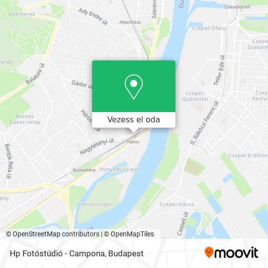 Hp Fotóstúdió - Campona térkép
