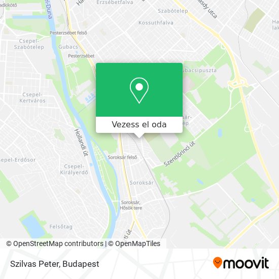 Szilvas Peter térkép