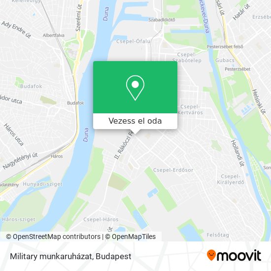 Military munkaruházat térkép