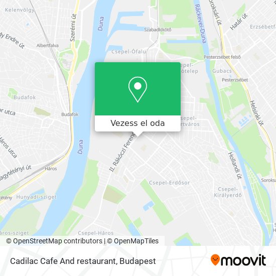 Cadilac Cafe And restaurant térkép