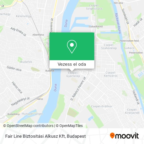 Fair Line Biztosítási Alkusz Kft térkép