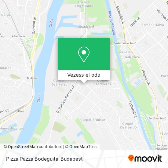 Pizza Pazza Bodeguita térkép