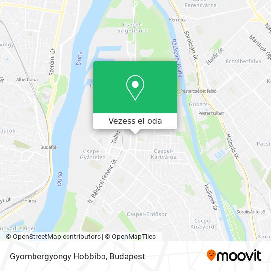 Gyombergyongy Hobbibo térkép