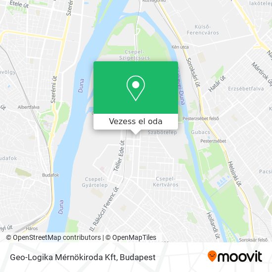Geo-Logika Mérnökiroda Kft térkép