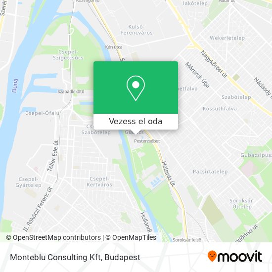 Monteblu Consulting Kft térkép