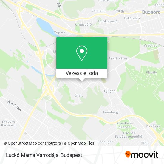 Luckó Mama Varrodája térkép