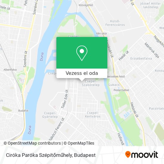 Ciróka Paróka Szépítőműhely térkép