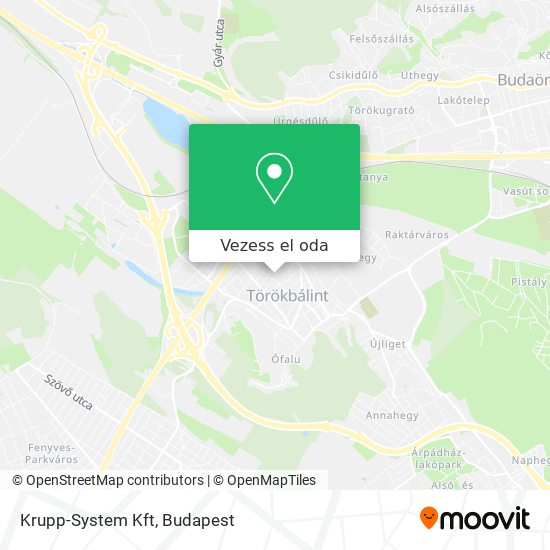 Krupp-System Kft térkép