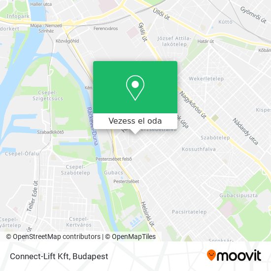 Connect-Lift Kft térkép