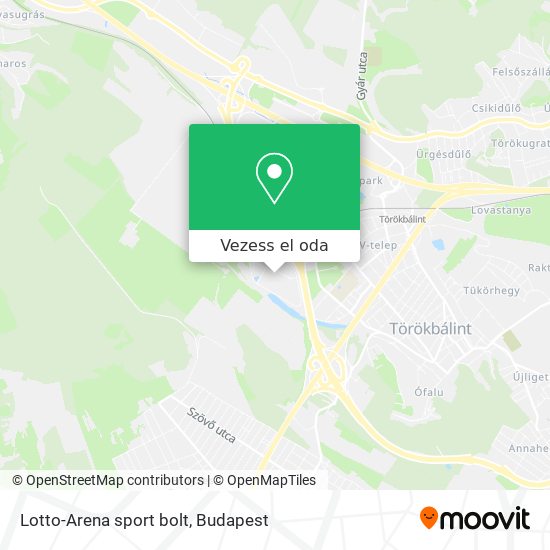 Lotto-Arena sport bolt térkép