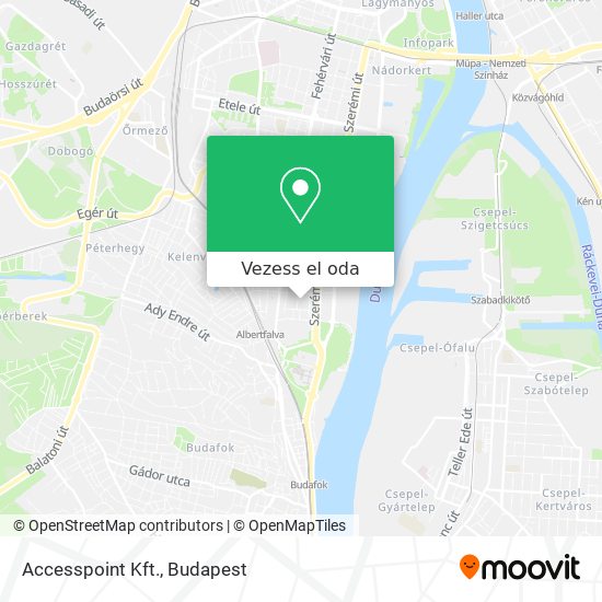 Accesspoint Kft. térkép