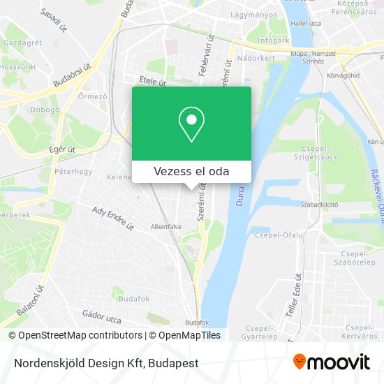 Nordenskjöld Design Kft térkép