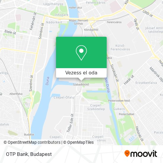 OTP Bank térkép