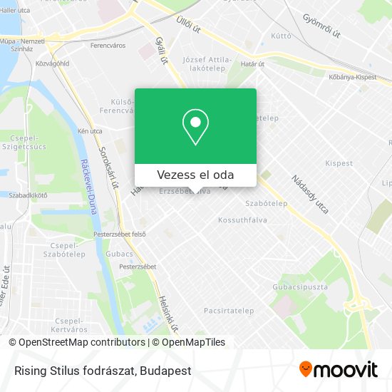 Rising Stilus fodrászat térkép