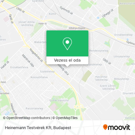 Heinemann Testvérek Kft térkép