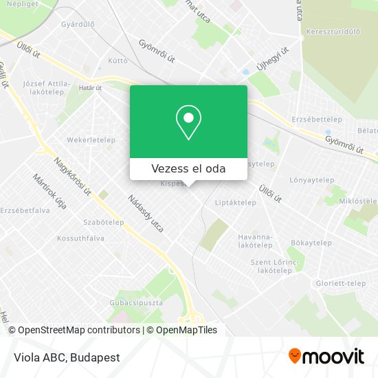 Viola ABC térkép