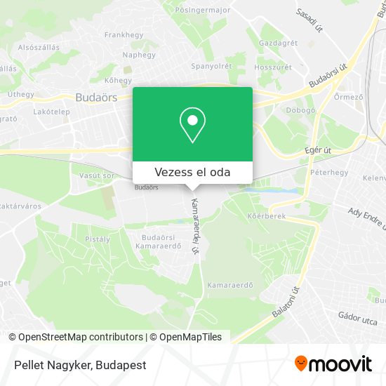 Pellet Nagyker térkép
