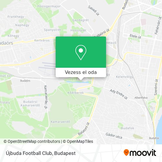Újbuda Football Club térkép