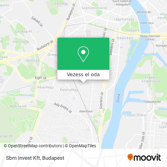 Sbm Invest Kft térkép
