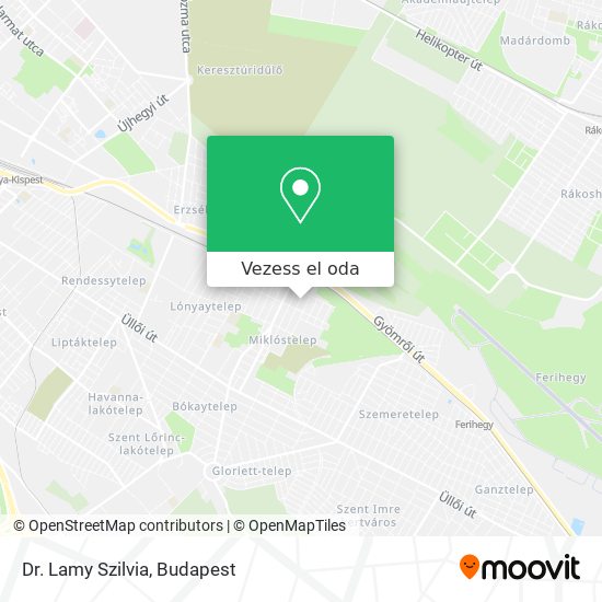 Dr. Lamy Szilvia térkép
