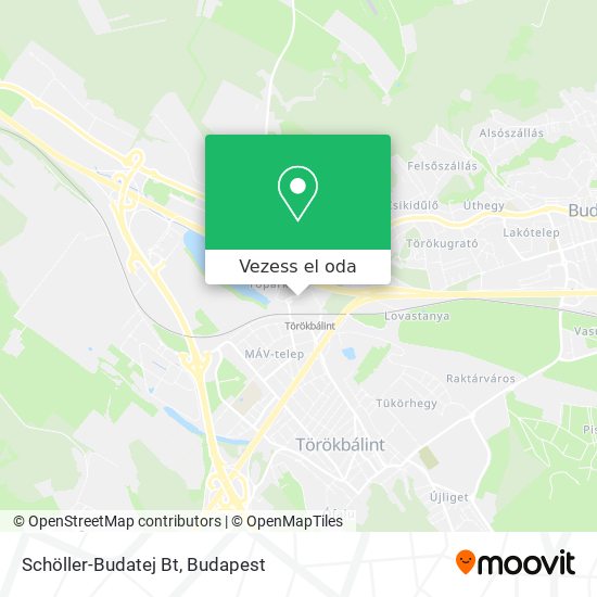 Schöller-Budatej Bt térkép