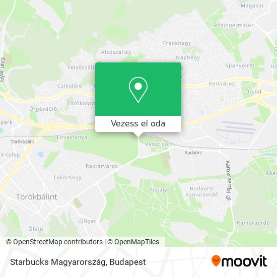 Starbucks Magyarország térkép