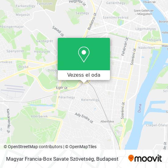 Magyar Francia-Box Savate Szövetség térkép