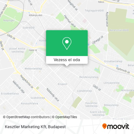 Kesztler Marketing Kft térkép
