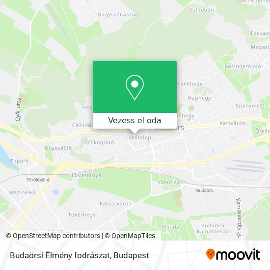Budaörsi Élmény fodrászat térkép