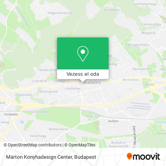 Márton Konyhadesign Center térkép