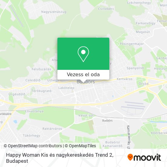 Happy Woman Kis és nagykereskedés Trend 2 térkép