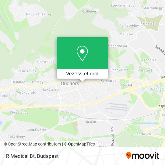 R-Medical Bt térkép