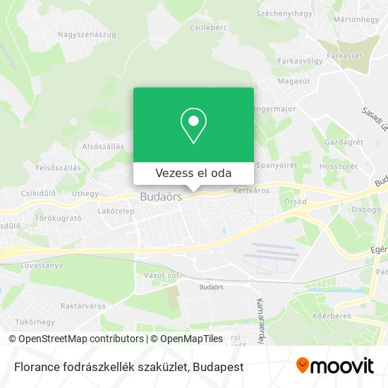 Florance fodrászkellék szaküzlet térkép
