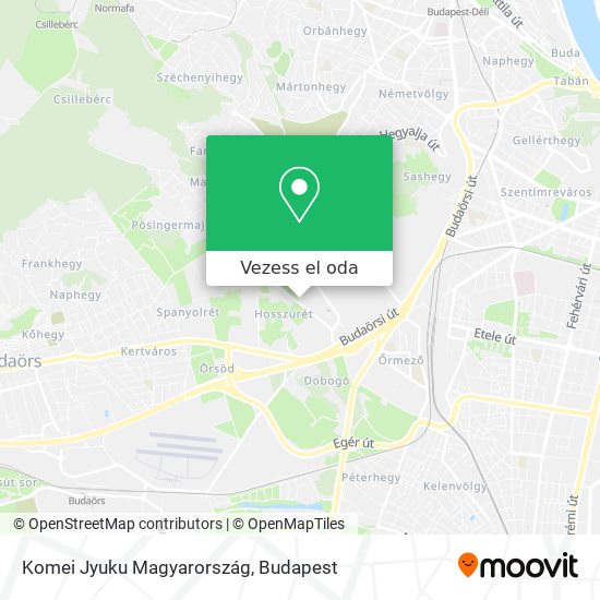 Komei Jyuku Magyarország térkép
