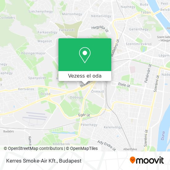 Kerres Smoke-Air Kft. térkép