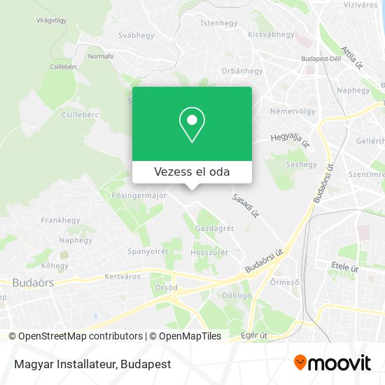 Magyar Installateur térkép