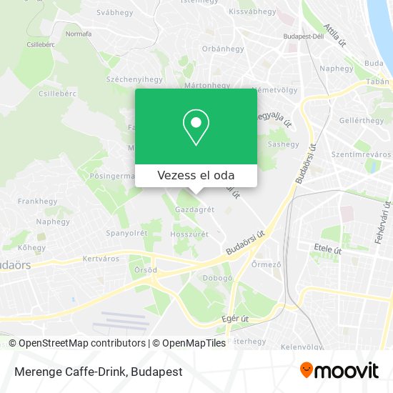 Merenge Caffe-Drink térkép