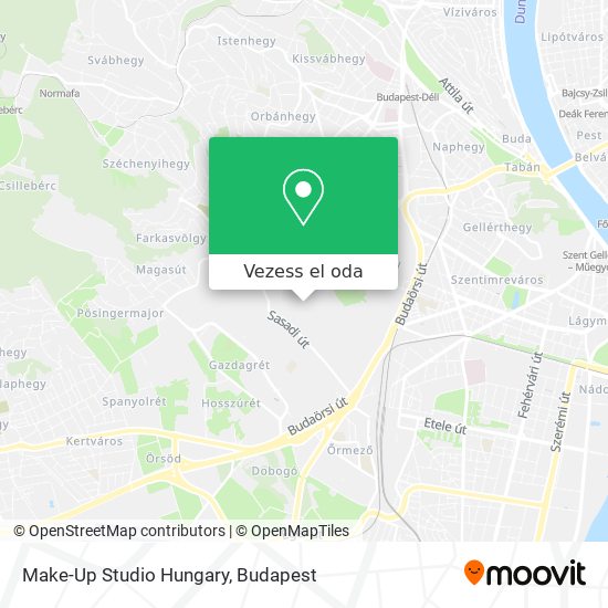 Make-Up Studio Hungary térkép
