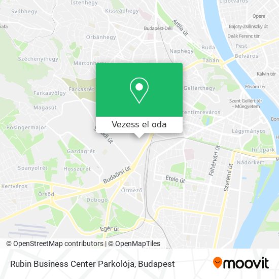 Rubin Business Center Parkolója térkép