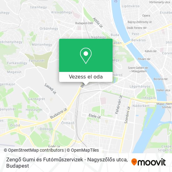 Zengő Gumi és Futóműszervizek - Nagyszőlős utca térkép