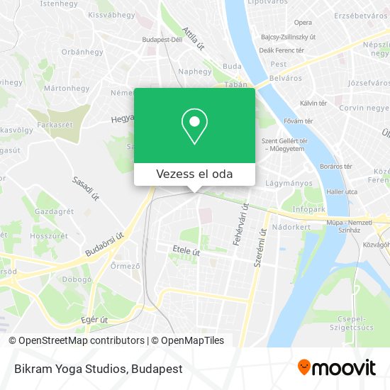 Bikram Yoga Studios térkép