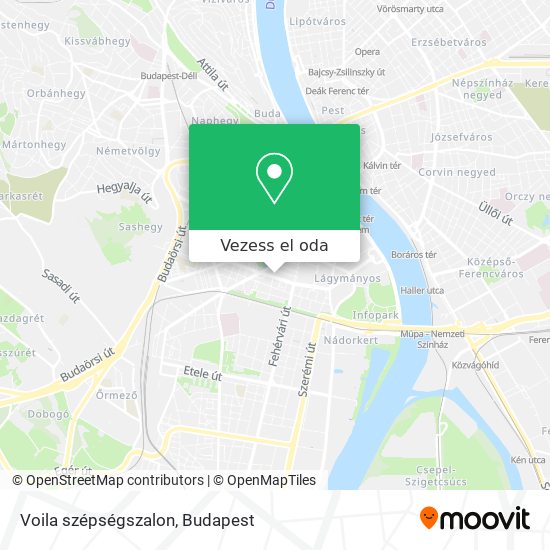 Voila szépségszalon térkép