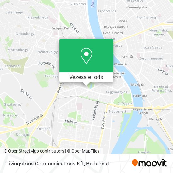 Livingstone Communications Kft térkép