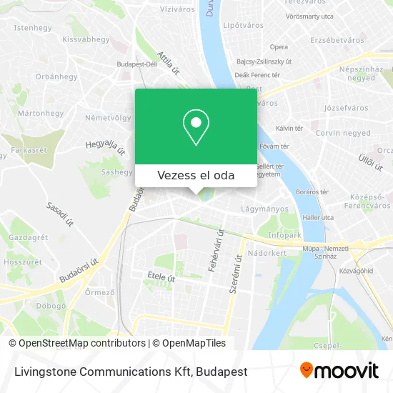Livingstone Communications Kft térkép