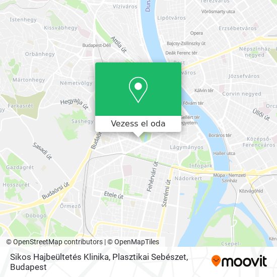 Sikos Hajbeültetés Klinika, Plasztikai Sebészet térkép