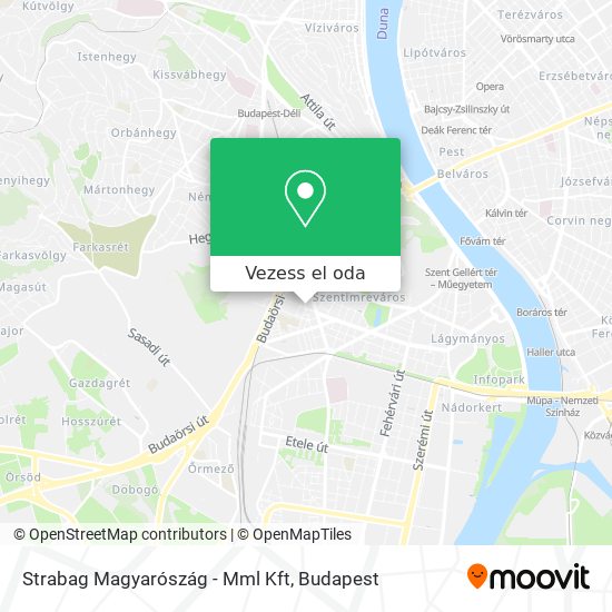Strabag Magyarószág - Mml Kft térkép