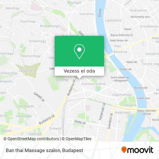 Ban thai Massage szalon térkép