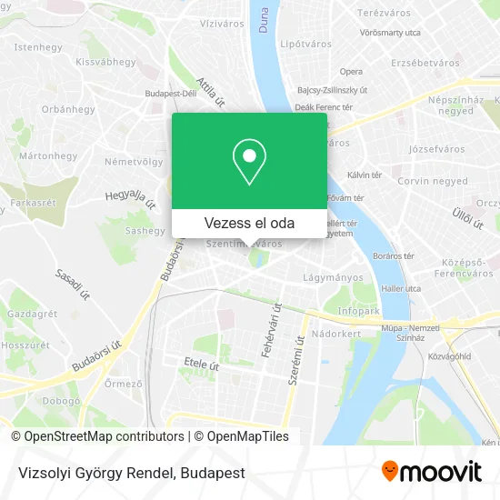 Vizsolyi György Rendel térkép