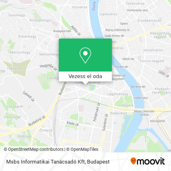 Msbs Informatikai Tanácsadó Kft térkép